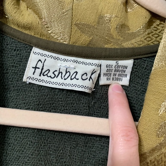 Vintage Western Aztec Print Cropped Jacket Blazer - Picture 5 of 7